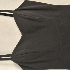 Elegant Black Sleeveless Dress